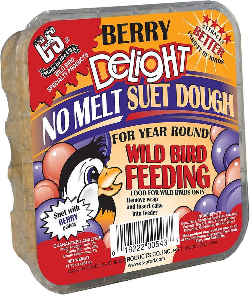CS Berry Delight No-Melt Suet Dough 11.75 oz - Image 2